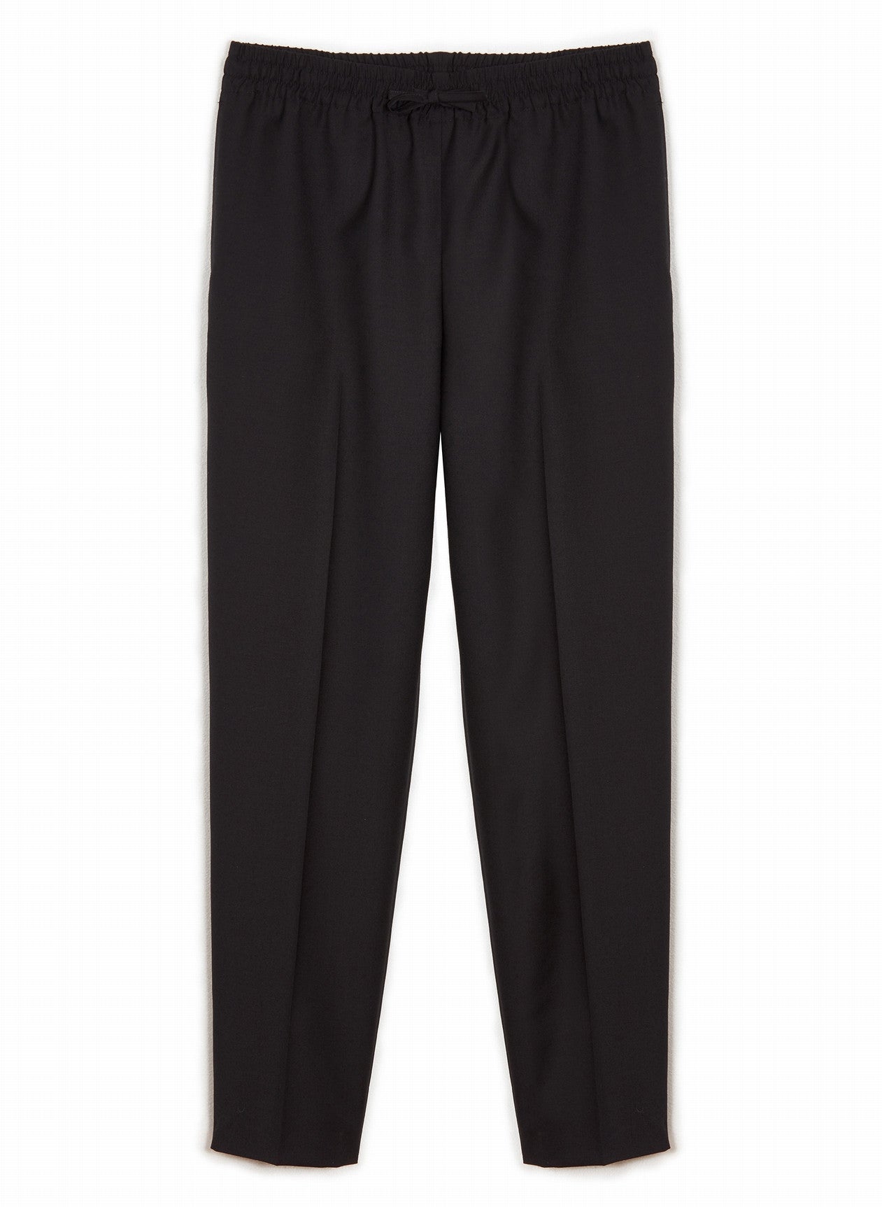 Maison Standards - Elastic Waist Trousers - Black - Women