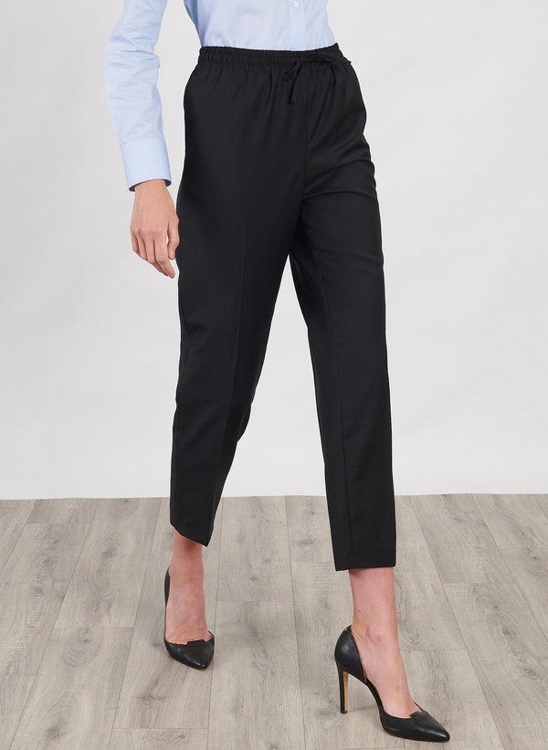 Maison Standards - Pantalon Ceinture Elastiquee - Noir - Femme