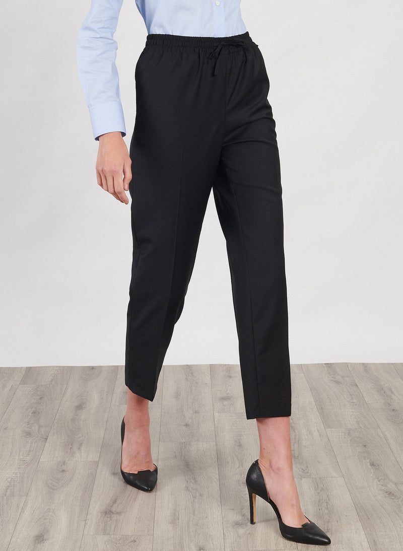 Maison Standards - Pantalon Ceinture Elastiquee - Noir - Femme