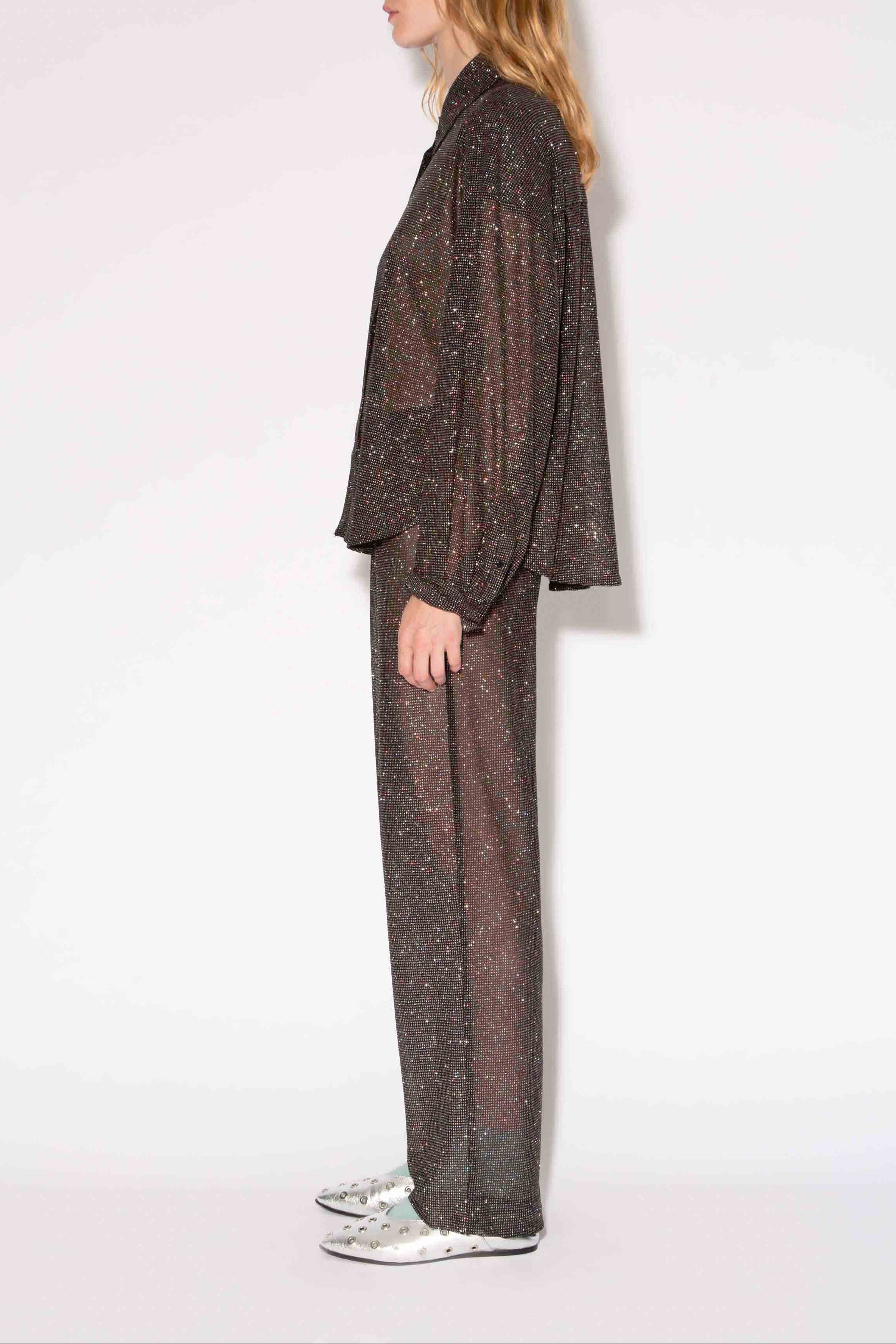 KING DISCO BLACK TROUSERS