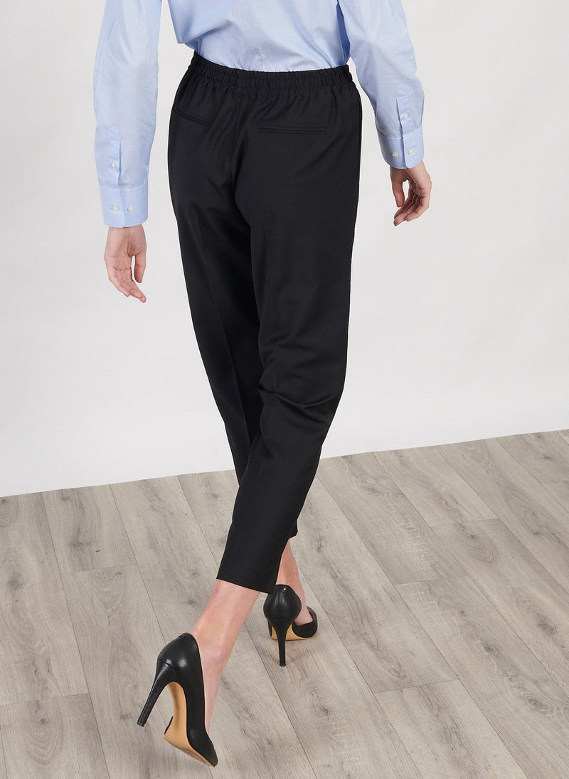 Maison Standards - Pantalon Ceinture Elastiquee - Noir - Femme