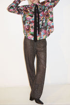 KING DISCO BLACK TROUSERS
