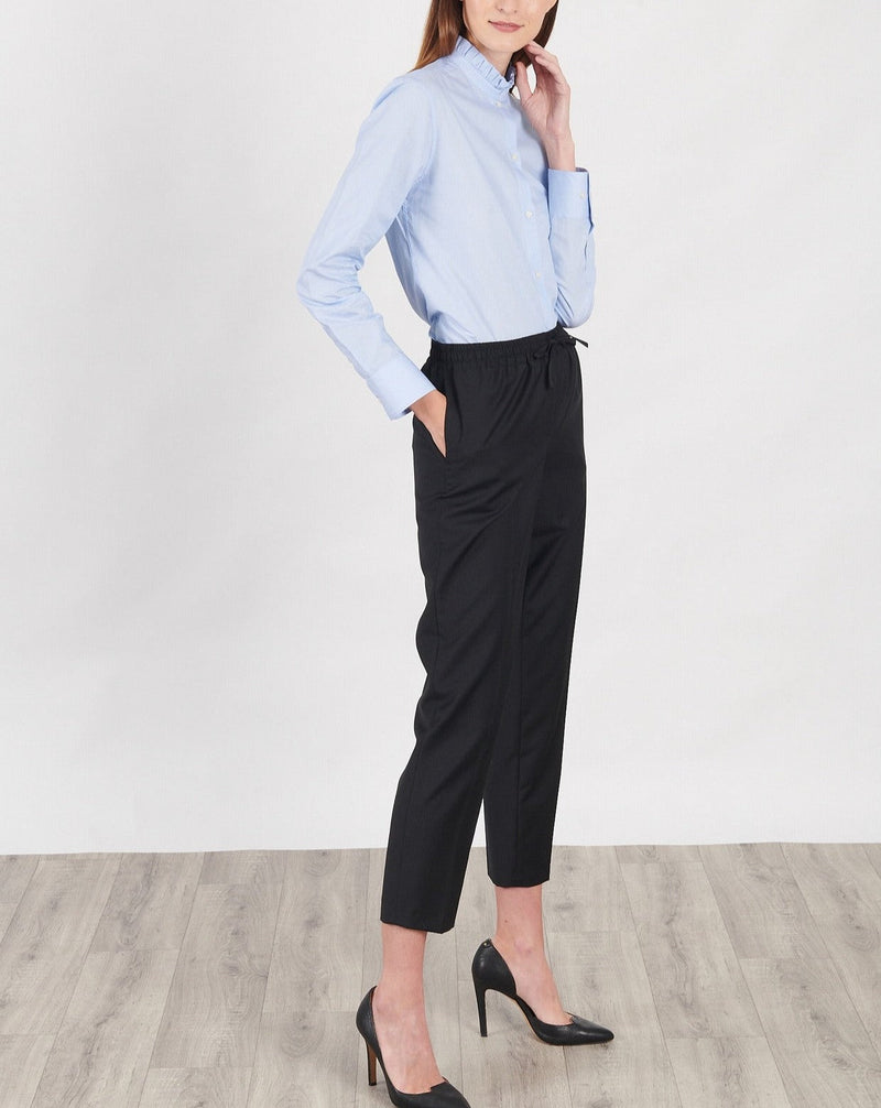 Maison Standards - Pantalon Ceinture Elastiquee - Noir - Femme