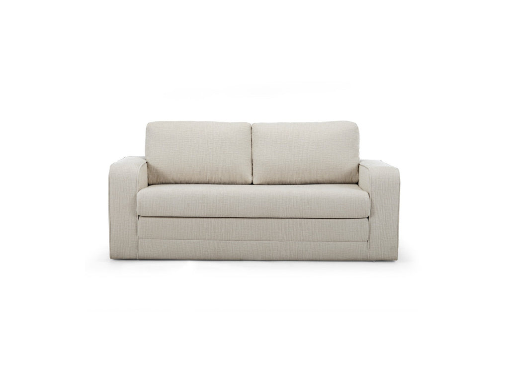 Straight Convertible Déplimousse Sofa - Come - Textured Fabric