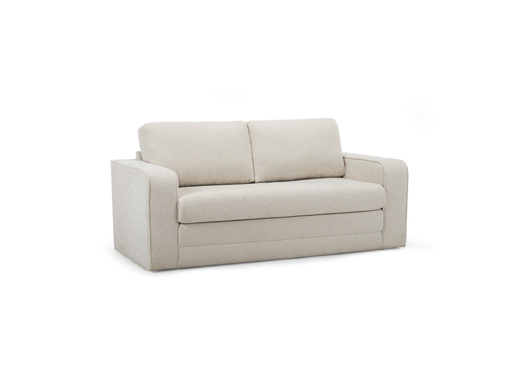 Straight Convertible Déplimousse Sofa - Come - Textured Fabric