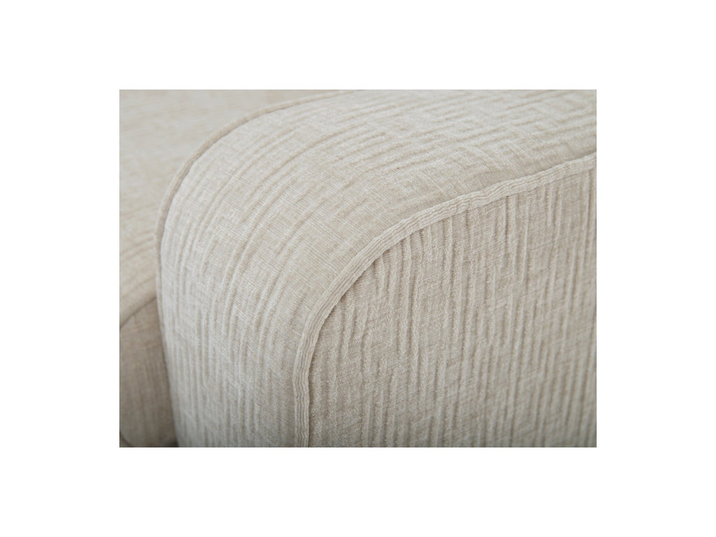 Straight Convertible Déplimousse Sofa - Come - Textured Fabric