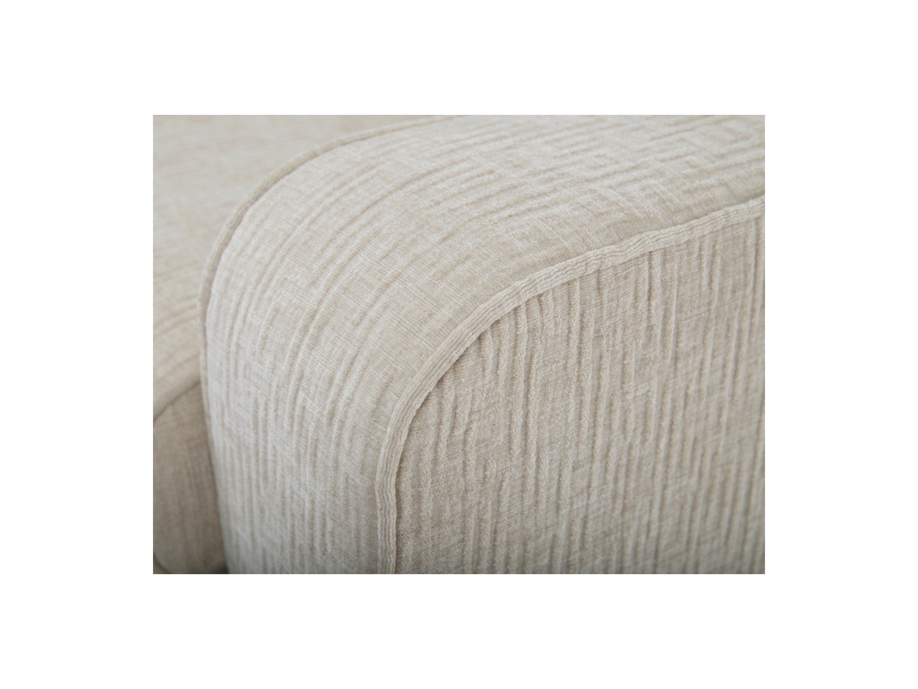 Straight Convertible Déplimousse Sofa - Come - Textured Fabric