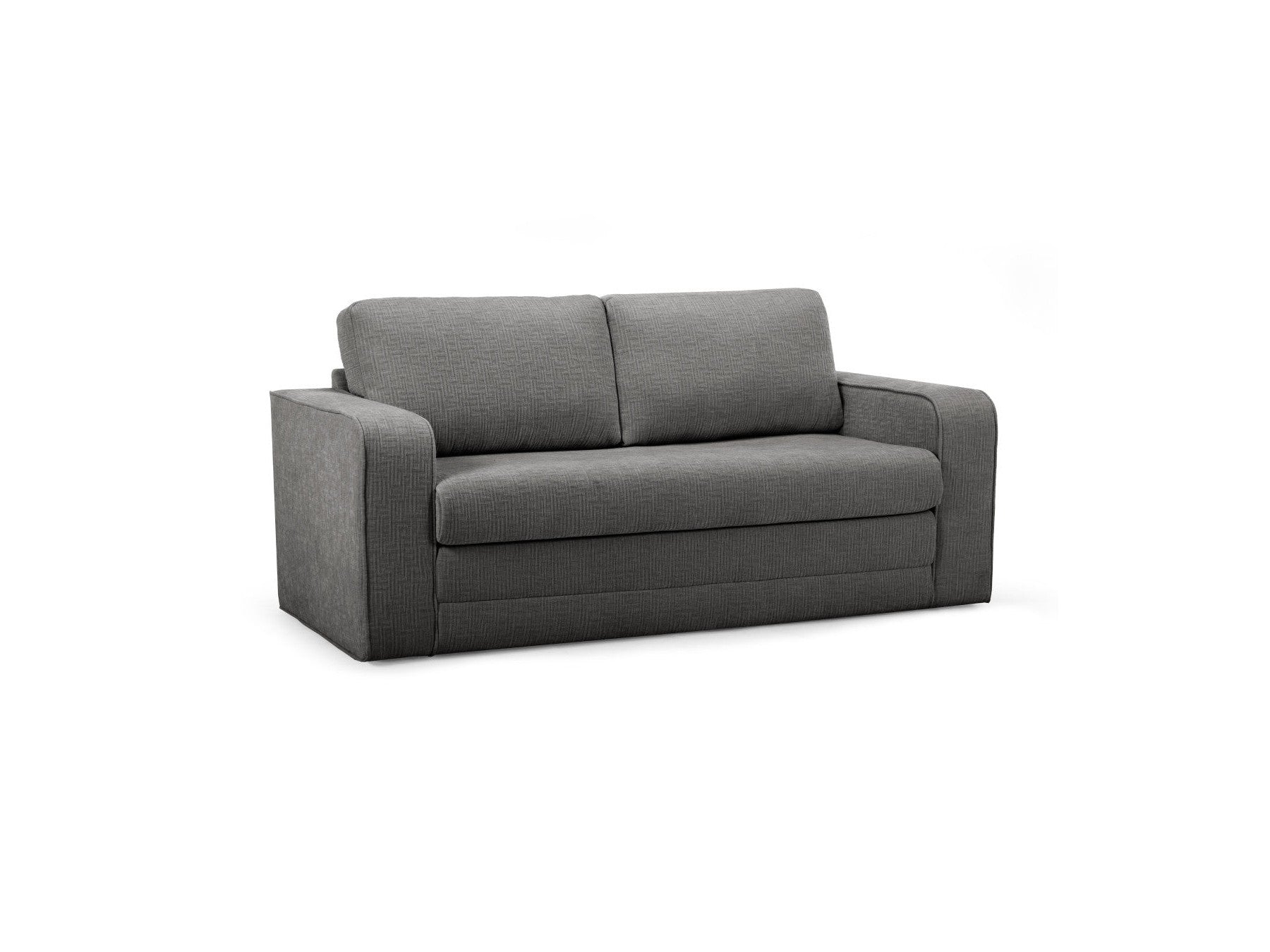 Straight Convertible Déplimousse Sofa - Come - Textured Fabric