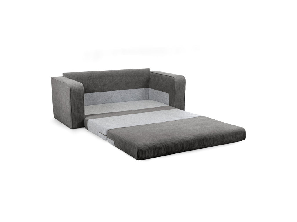 Straight Convertible Déplimousse Sofa - Come - Textured Fabric