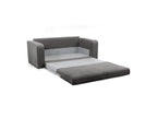 Straight Convertible Déplimousse Sofa - Come - Textured Fabric