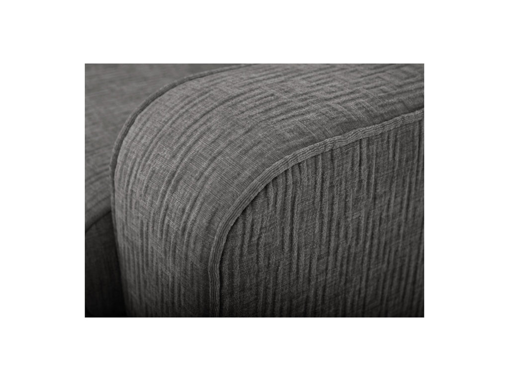 Straight Convertible Déplimousse Sofa - Come - Textured Fabric