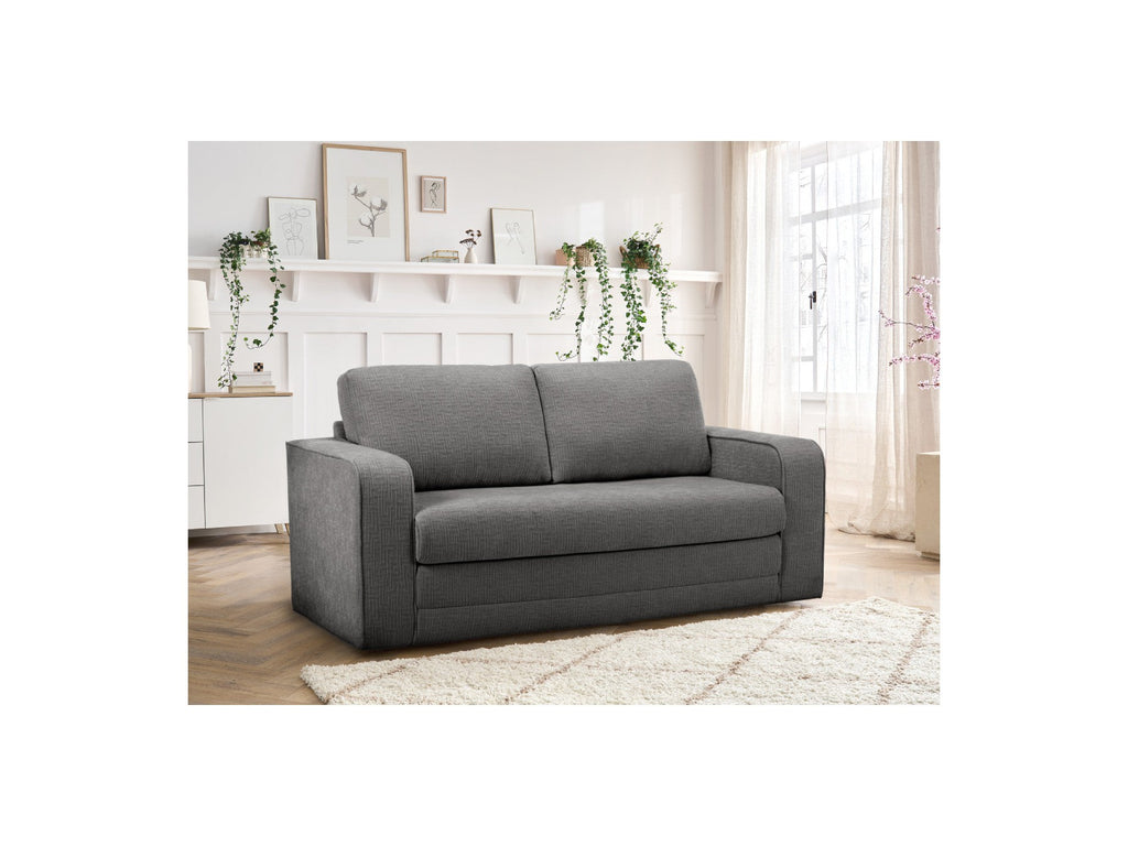 Straight Convertible Déplimousse Sofa - Come - Textured Fabric