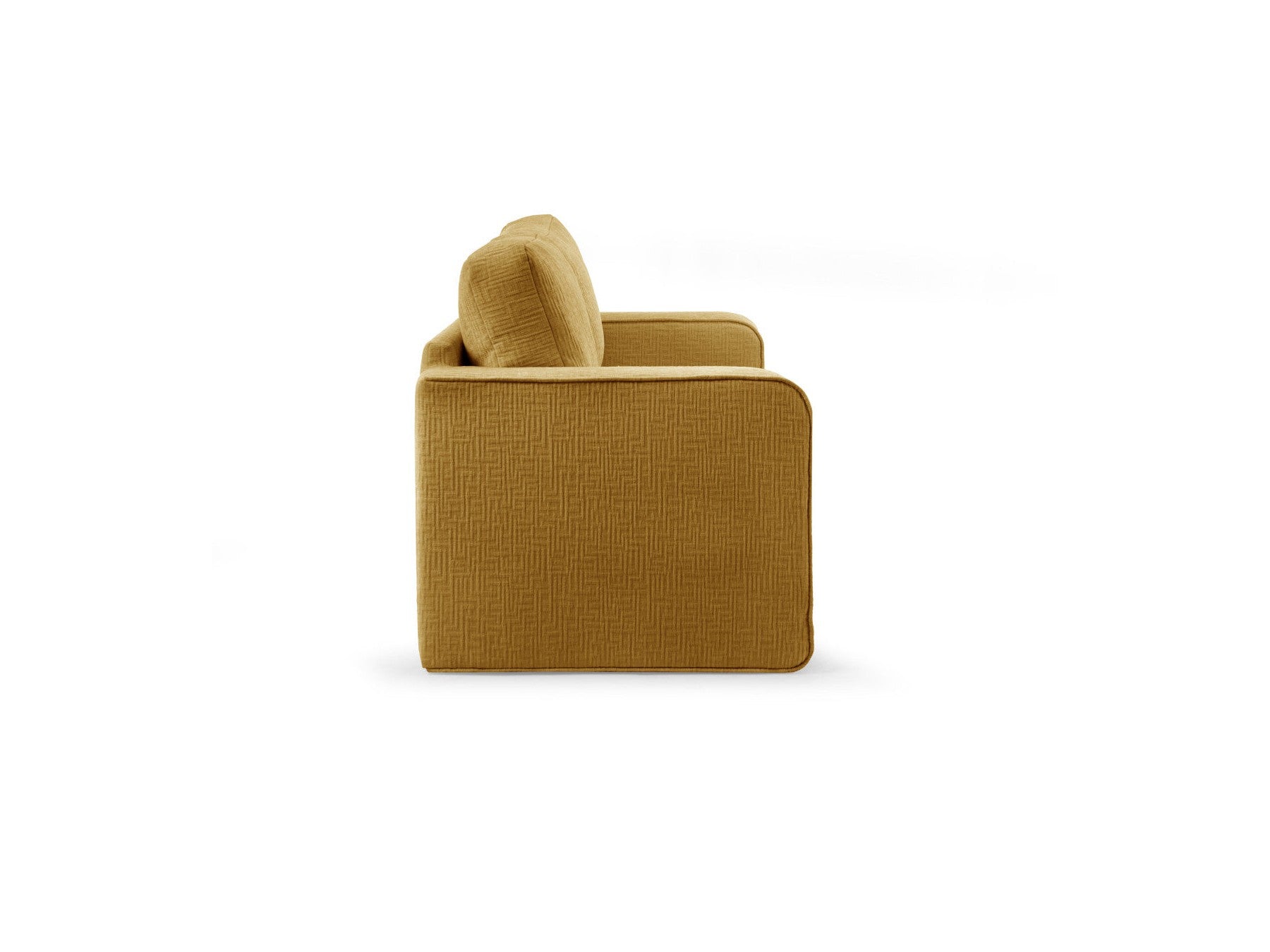Straight Convertible Déplimousse Sofa - Come - Textured Fabric