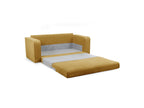Straight Convertible Déplimousse Sofa - Come - Textured Fabric