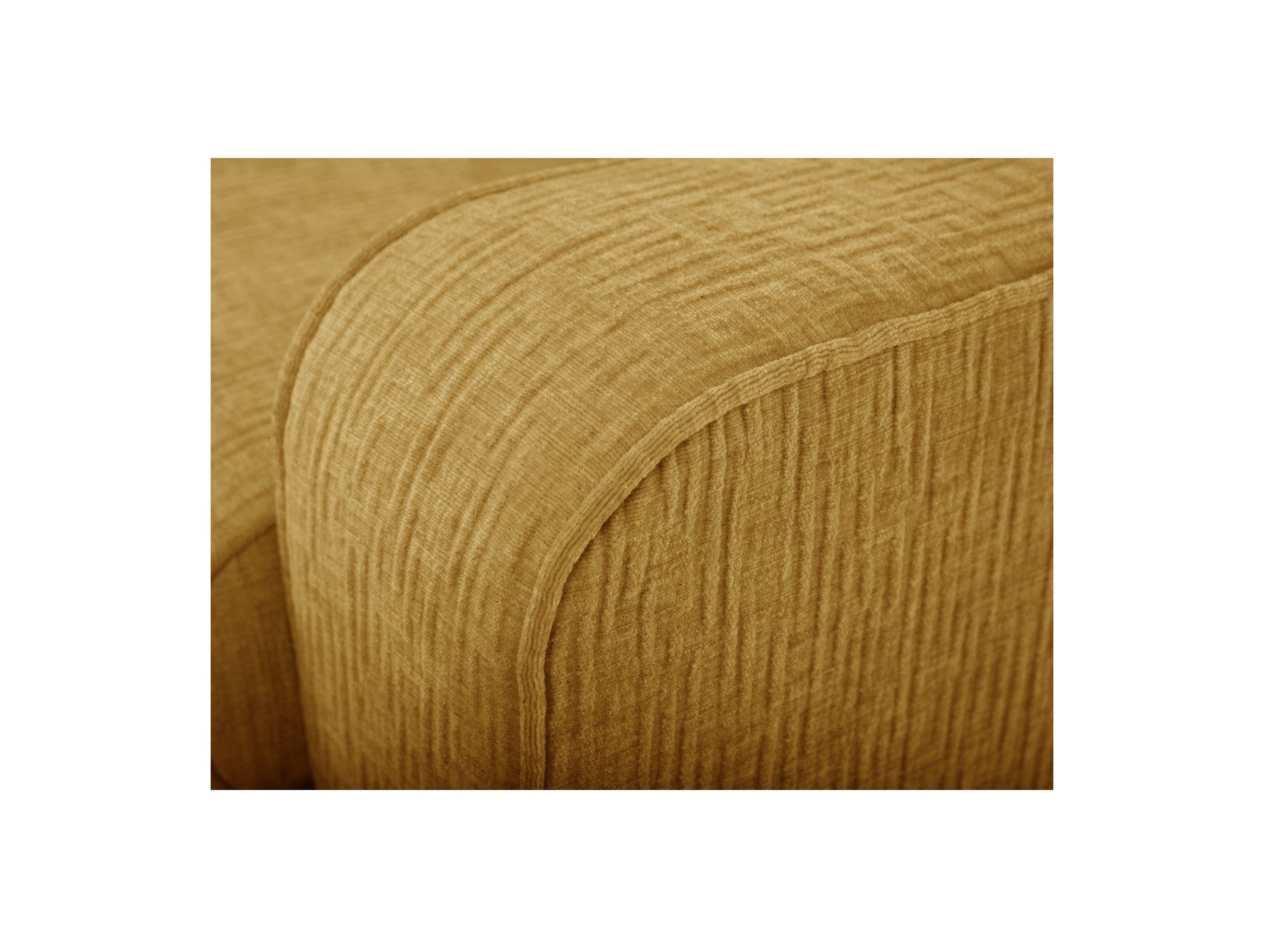 Straight Convertible Déplimousse Sofa - Come - Textured Fabric