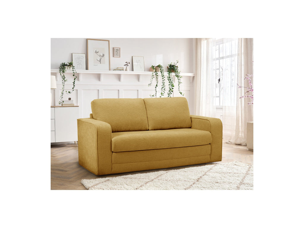 Straight Convertible Déplimousse Sofa - Come - Textured Fabric