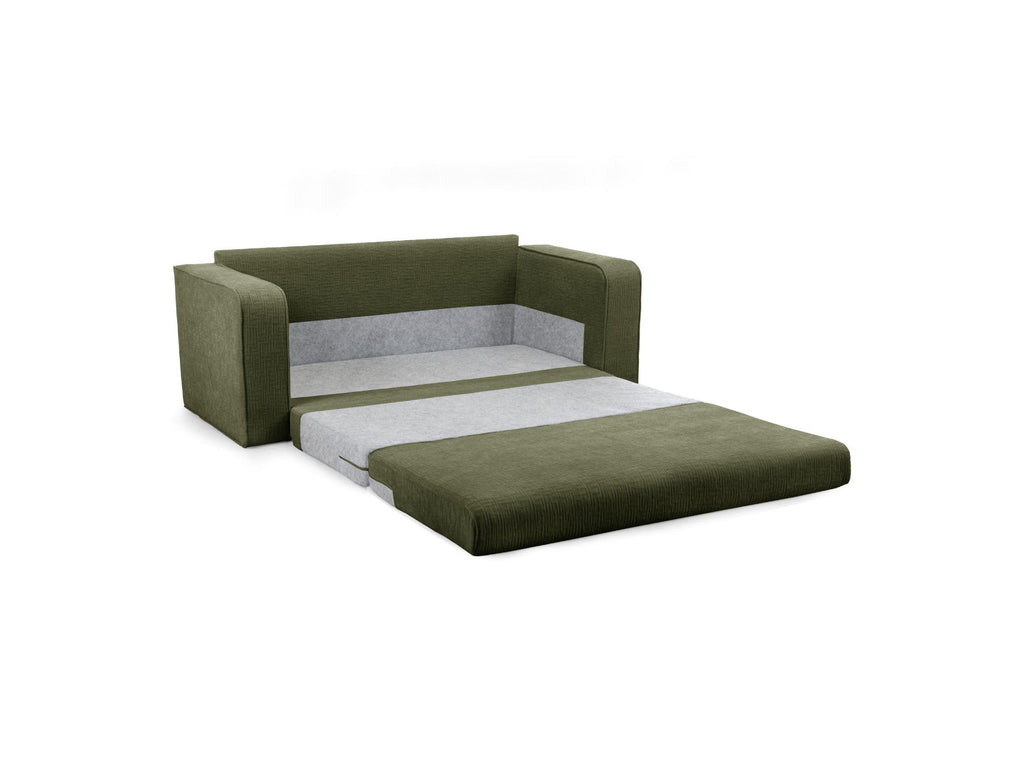Straight Convertible Déplimousse Sofa - Come - Textured Fabric