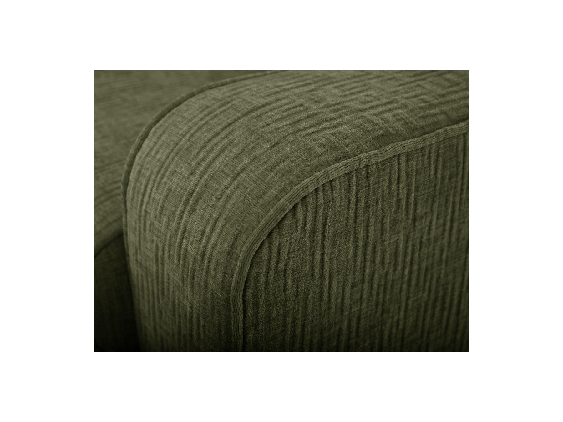 Straight Convertible Déplimousse Sofa - Come - Textured Fabric