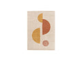 Adeline - Tapis Poils Ras - Motif Abstrait - Jaune