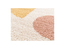 Tapis Poils Ras Adeline - Motif Abstrait - Jaune