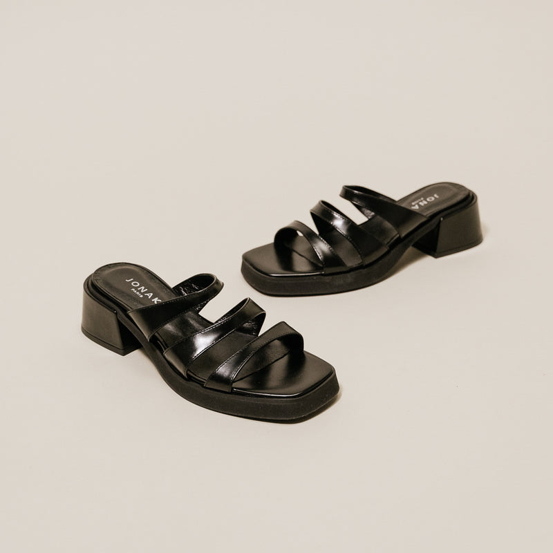 Jonak - sandals Amira Cuir Glace - Black