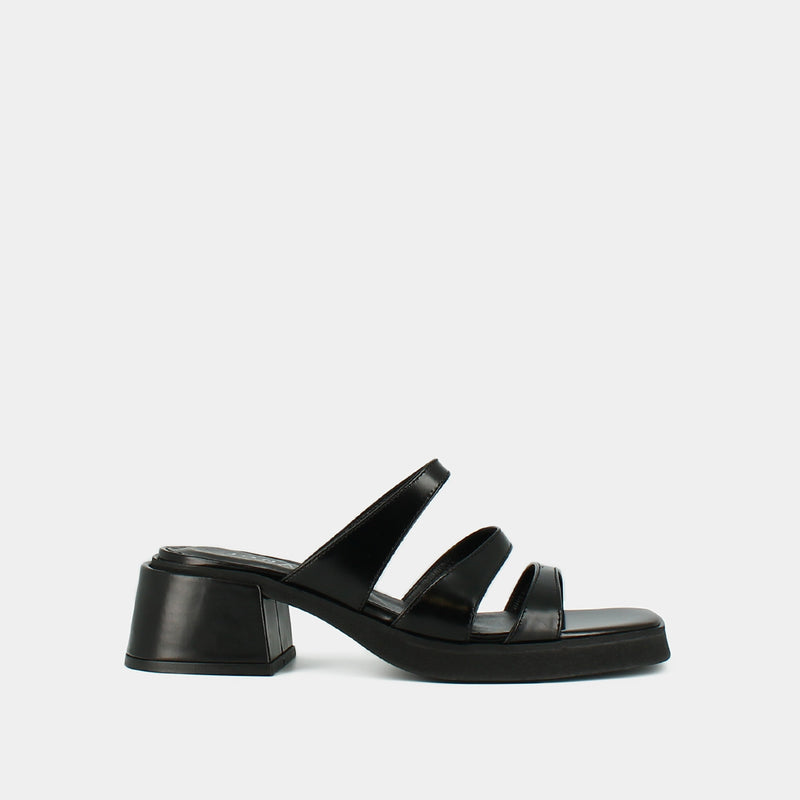 Jonak - Amira Mules Piel Hielo - Negro