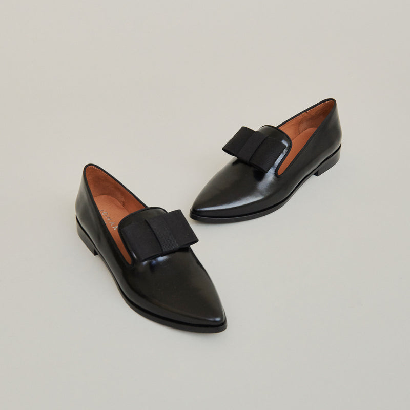 Jonak - Anglet Leather Loafers - Black