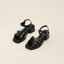 Jonak - Sandals Avalo Cuir Glace - Black