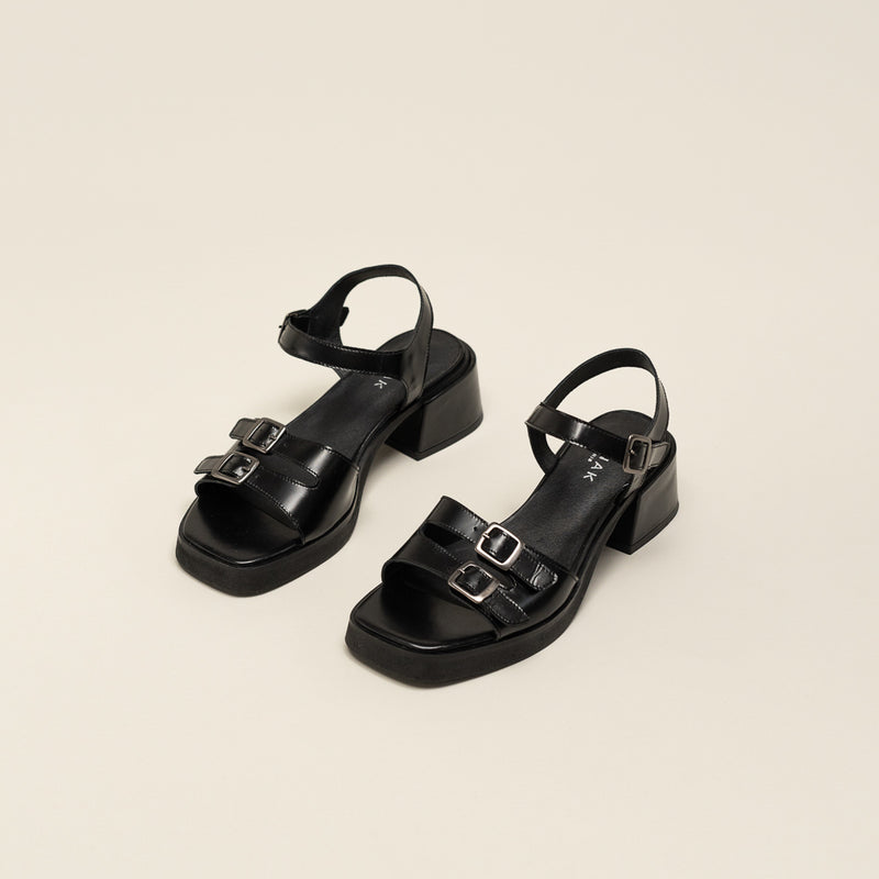 Jonak - Sandals Avalo Cuir Glace - Black