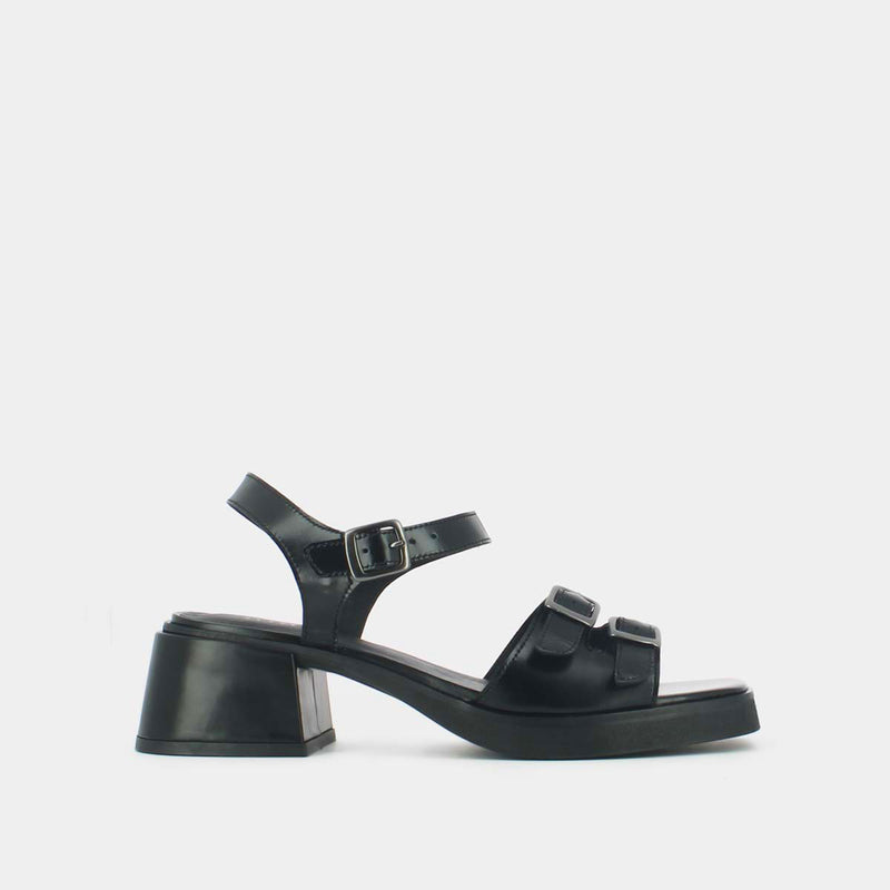 Jonak - Sandales Avalo Cuir Glace - Noir