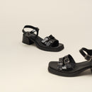 Jonak - Sandals Avalo Cuir Glace - Black