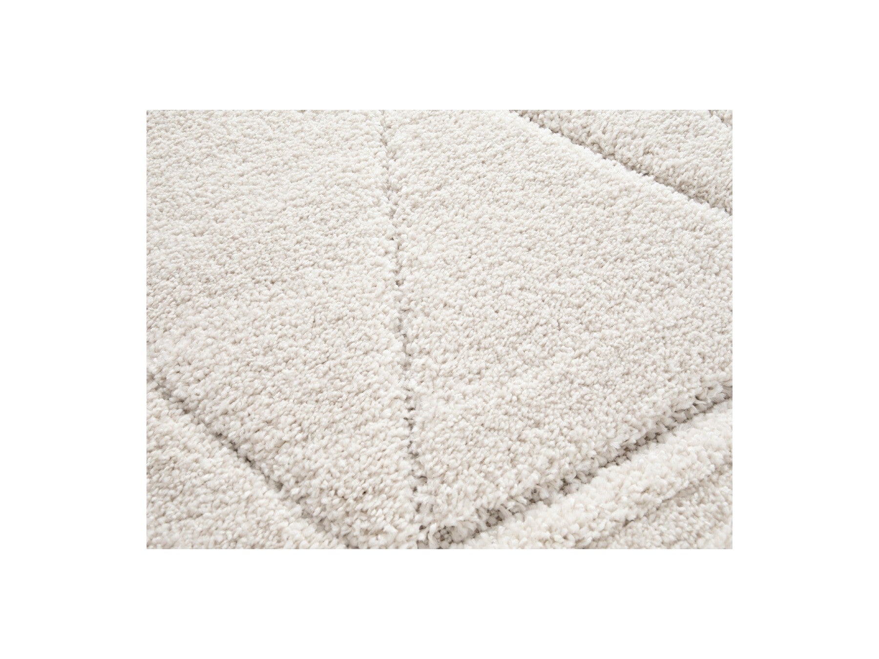 Amel - Alfombra de pelo corto - Motivo gráfico - Beige