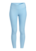 Overlap High Waist Tights - Blue Lagoon