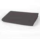 Drap Plat 2 Pers Percale De Coton - Percale Gris - Gris Anthracite