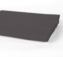 Drap Plat 2 Pers Percale De Coton - Percale Gris - Gris Anthracite