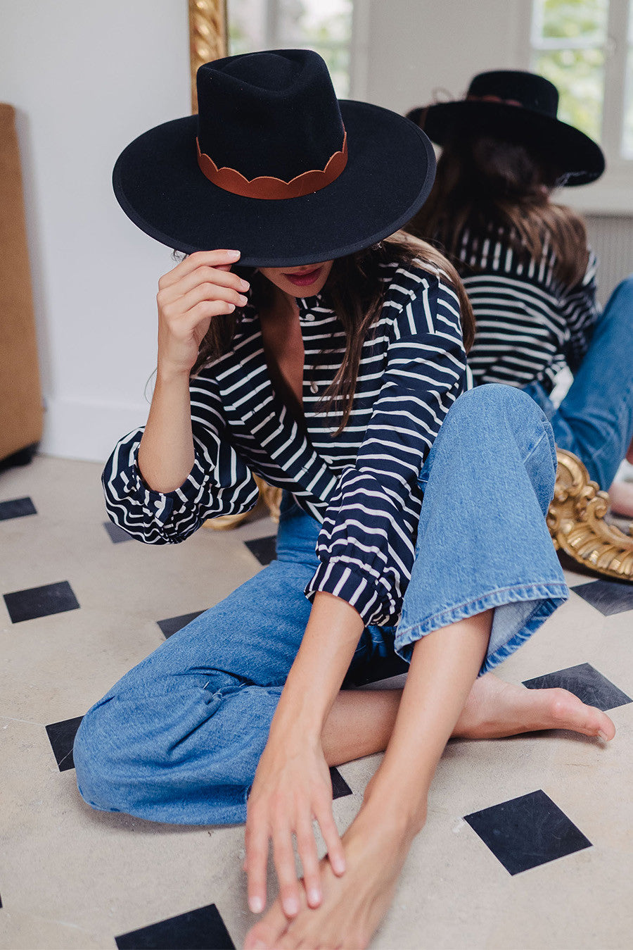 Maxence Noir Hat