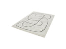 Laure - Short Pile Rug - Abstract Pattern - White