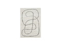 Laure - Low-Pile Rug - Abstract Pattern - White