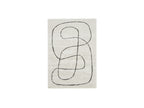 Laure - Low-Pile Rug - Abstract Pattern - White