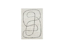 Laure - Short Pile Rug - Abstract Pattern - White