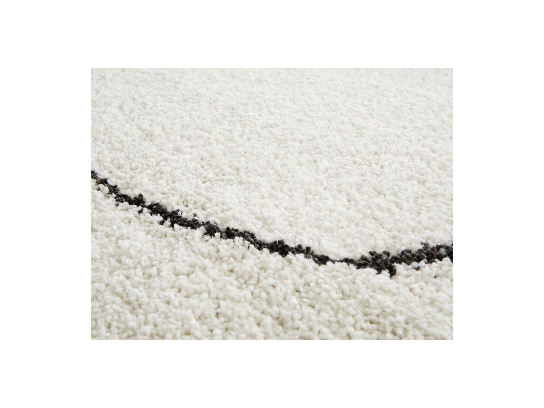 Laure - Low-Pile Rug - Abstract Pattern - White
