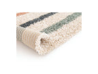 Lilia - Tapis Poils Ras - Motif Abstrait - Multicolore