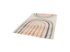 Lilia - Tapis Poils Ras - Motif Abstrait - Multicolore