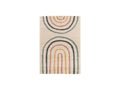 Lilia - Tapis Poils Ras - Motif Abstrait - Multicolore