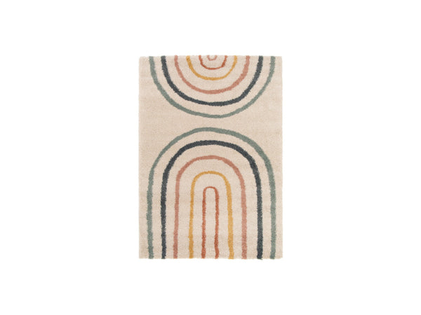 Lilia - Low-Pile Rug - Abstract Pattern - Multicoloured