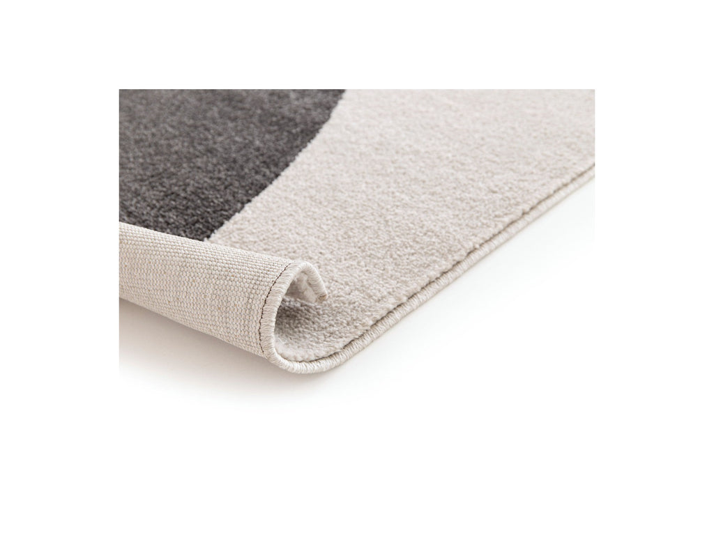 Martine - Low-Pile Rug - Abstract Pattern - Dark Grey
