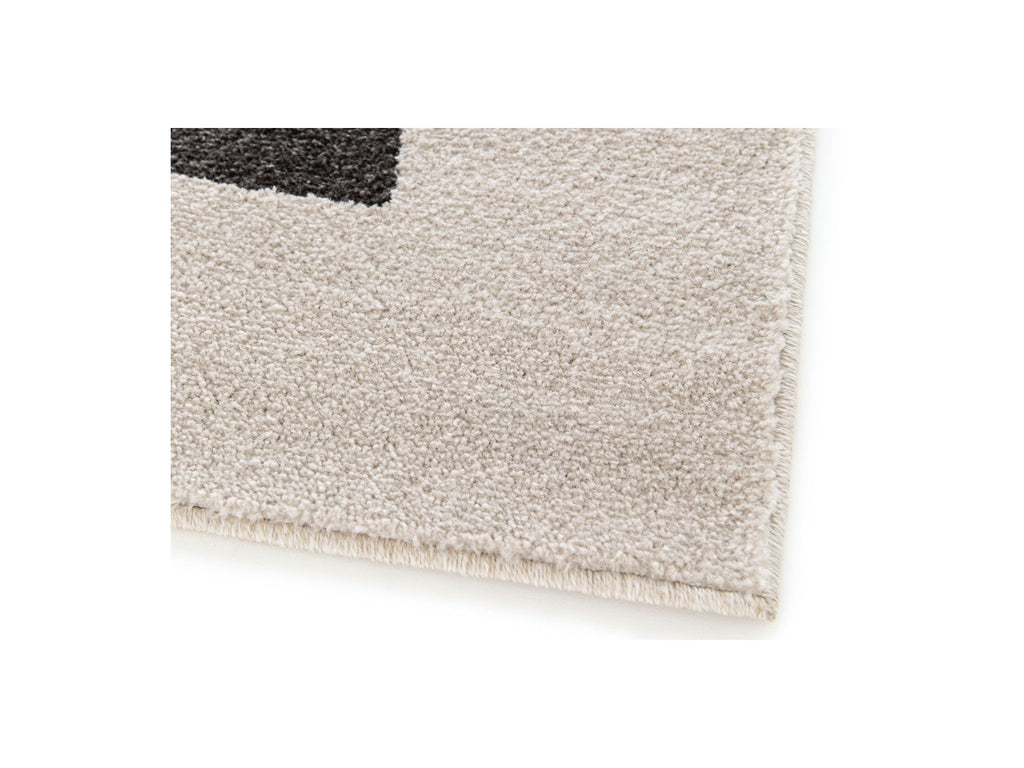 Martine - Low-Pile Rug - Abstract Pattern - Dark Grey