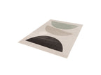 Martine - Low-Pile Rug - Abstract Pattern - Dark Grey