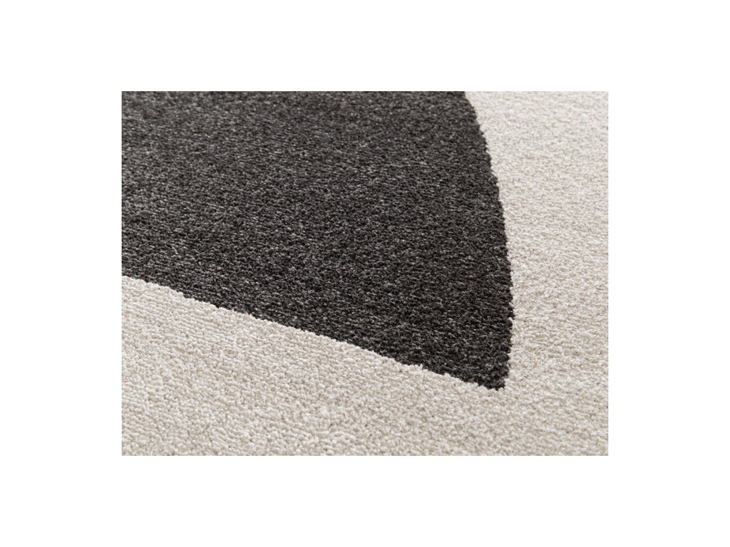 Martine - Low-Pile Rug - Abstract Pattern - Dark Grey