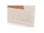 Martine - Tapis Poils Ras - Motif Abstrait - Orange